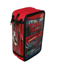 Disney Store Pixar Cars 3 Zipper Pencil School Supply Case Color Pencils
