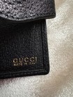 Gucci Mens Bi-Fold Card Case Black Leather — photo 4
