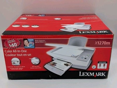 NEW Lexmark X1270m Color All-In-One Printer Scanner Copier, Brand New