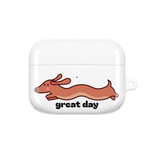 Dachshund Great Day AirPod Case  AirPods Pro Silicone Cover