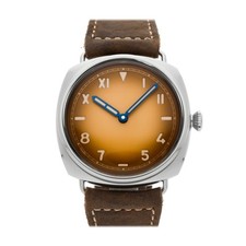Panerai Radiomir California Manual Wind Mens 47mm Brown Dial Steel Watch PAM 931