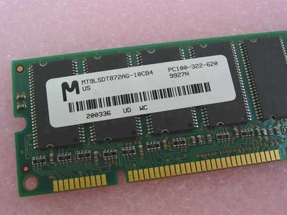 Micron MT9LSDT872AG-10CB4 64MB PC 100 8x72, Unbuffered SDRAM ECC - 100 MHz RAM - Image 4 of 4
