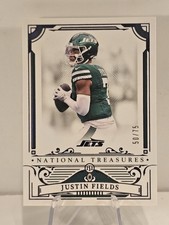 2025 National Treasures JUSTIN FIELDS /75 New York Jets #76