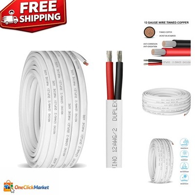 Versatile 12 Gauge Tinned Copper Marine Wire - 30ft Electrical Cable Solutions