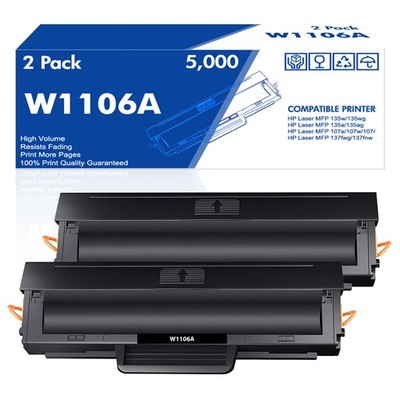 W1106A Toner für HP 106A Mit Chip Laser 107 w 107 MFP 135 wg 137 fwg 135a 135ag