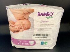 Bambo Nature Dream Baby Baby Diaper Size 0 2 to 6 lbs. 24 Count