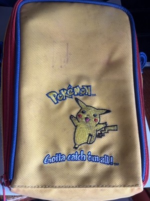 Pokemon Pikachu Game Boy / Color Travel Carrying Case Yellow