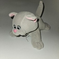 Pound Purrries Gray Kitty Cat Plush Tonka 8" Stuffed Toy Purries Pur-r-ries