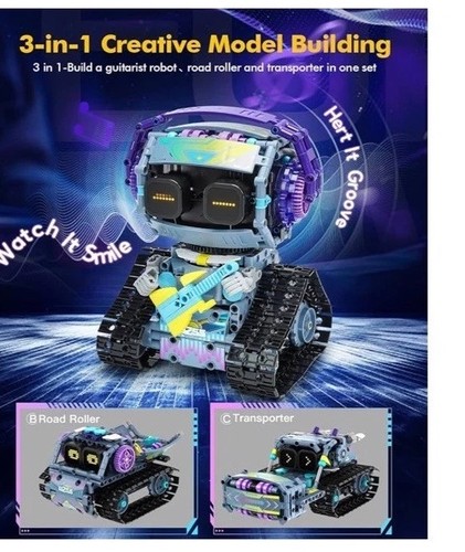 433 Pc Robot Building Toy for Kids 3 in 1 APP/Remote Control STEM Educational - Picture 2 of 7