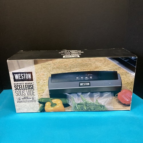 Weston Harvest Guard (65-1001-W) Vacuum Sealer - Black/silver New - Picture 3 of 3