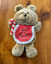 Hallmark Vintage 1982 "Baby's 1st Christmas" Plush Teddy Bear