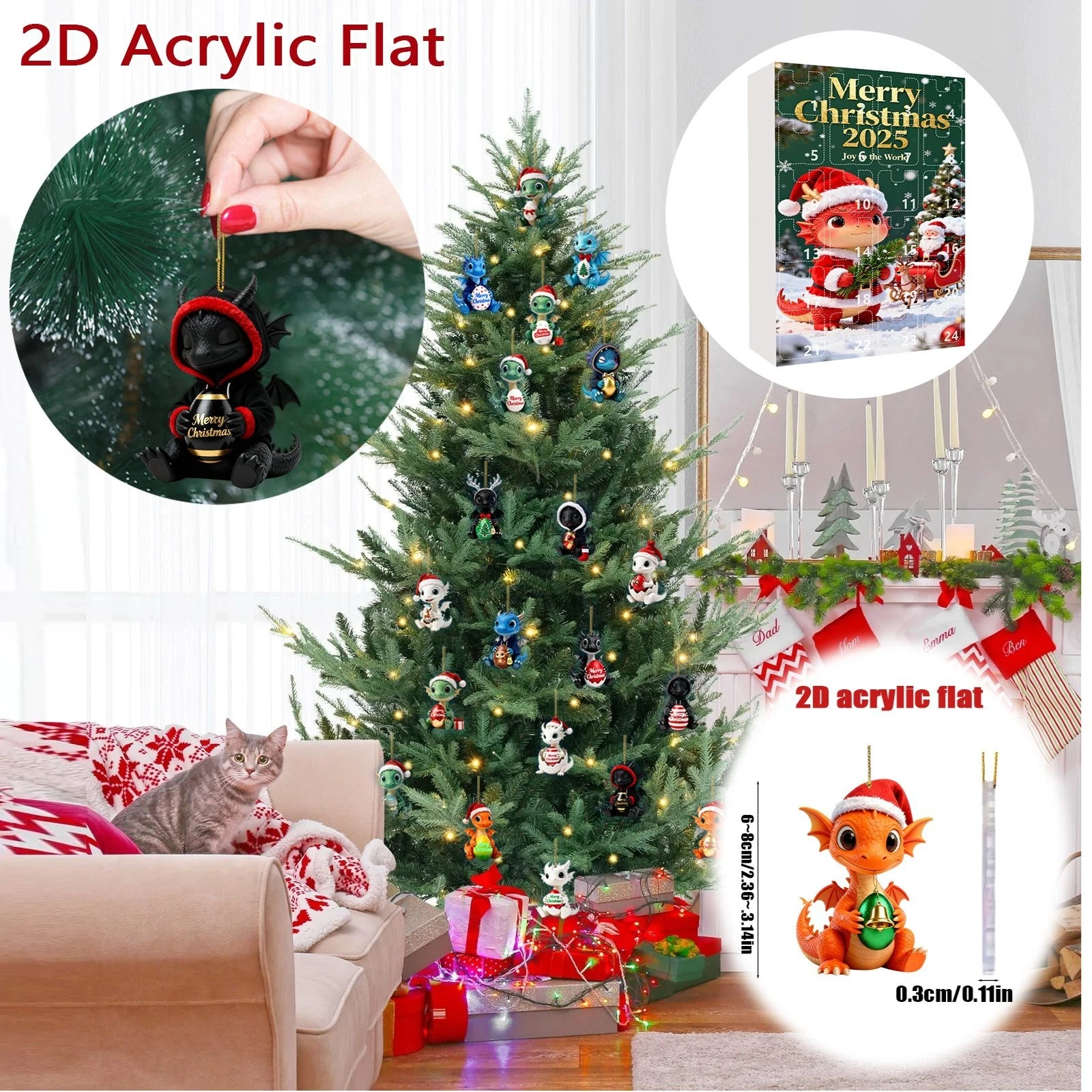 Dragon Doll Blind Advent Calendar Countdown With 24 Boxes For Kids