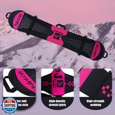SkyPath Snowboard Cover Sleeve Case with Rubber Bumpers Adjustable Soft Cover...
