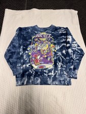 Buc-ees Tie Dye Beaver Nuggets Pinball Graphic Sweatshirt Size Large