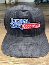 Vintage Cooper Tools Leader of the Pack Corduroy Snapback Trucker Cap Hat