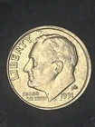 1991 P Roosevelt Dime Circulated