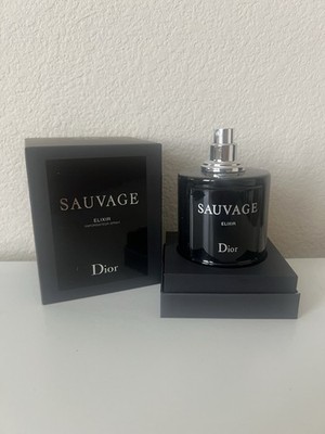 Christian Dior Sauvage Elixir Men's Cologne Spray 3.4 fl oz New, Opened