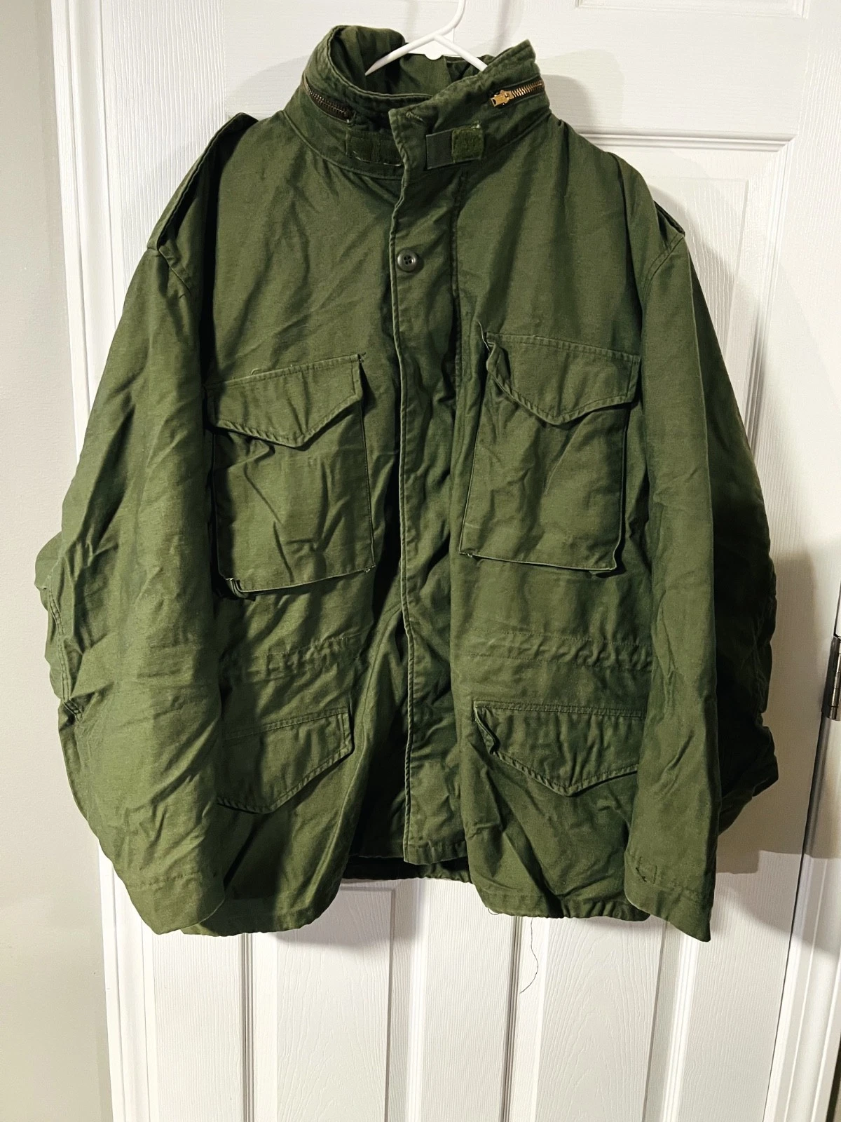 ALPHA - M-65 FIELD JACKET - OLIVE DRAB - XL - MADE IN U.S.A. image 1