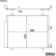 CONDENSER AIR CONDITIONING AC 515 000S FOR PEUGEOT EXPERT/Van/TEPEE 807  FIAT