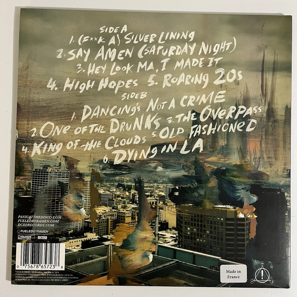 Паника! At The Disco / Pray For The Wicked 2018 виниловая пластинка почти как новая/почти как новая альбом - Изображение 2 из 4