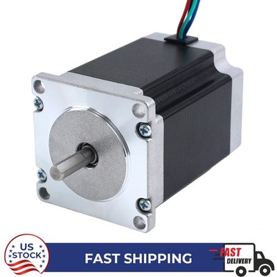 Nema 23 Stepper Motor 1.9Nm(269oz.in) 2.8A 76mm CNC Mill Robot Lathe 3D Printer