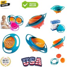 Spill Resistant Gyro Bowl with Lid