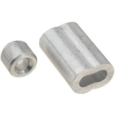 Prime-Line Cable Ferrules and Stops, 3/16'', Aluminum GD 12153 PRIME-LINE GD