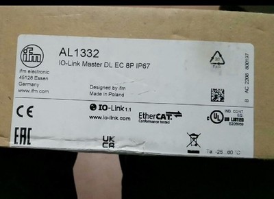 1pcs Brand new IFM AL1332 IO-LINK MASTER DL EC 8P IP67 Free shipping NEW