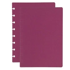 1 Set Discbound Notebook Cover, A5 Cover, Pink