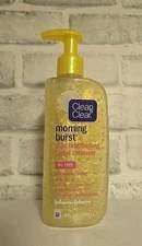 Clean & Clear Morning Burst Skin Brightening Facial Cleanser Oil-Free 8 Oz.