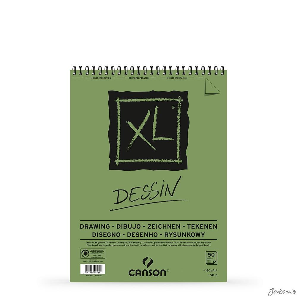 Canson XL Drawing Spiral Pad Paper A5 160gsm 30 Sheets For Sketching