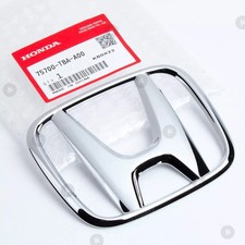 2016 - 2021 Honda Civic Front Grille Emblem 4dr 2dr H Logo Badge Chrome Grill Si
