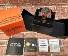 OMEGA Swatch Bioceramic MoonSwatch Mission on Earth Lava Watch