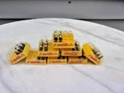 16 Vintage Toy Coca-Cola Cases Miniature Bottles With Yellow Crate Red Letters