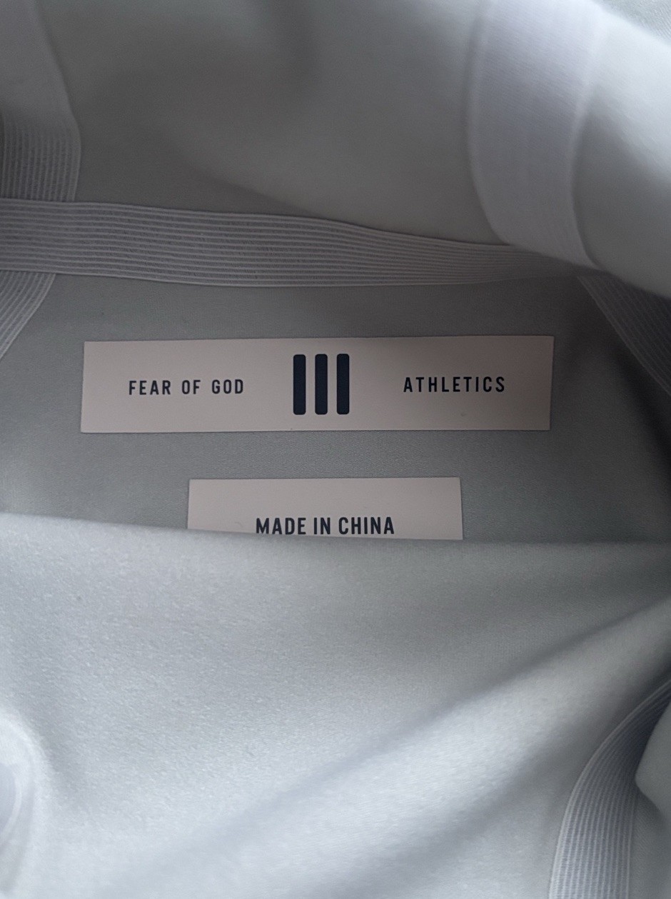 ADIDAS X FEAR OF GOD | Athletics Base Layer Crop Scuba Hoody in Sesame Sz Medium thumbnail 11
