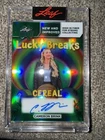 2025 leaf metal st. patricks day cameron brink 2/3 autograph lucky breaks