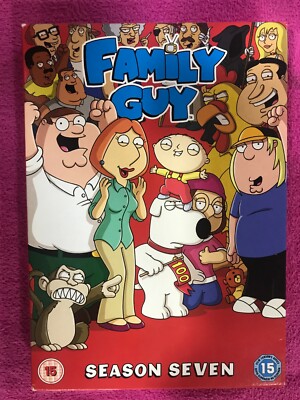 Family Guy Season Seven 3 DVD Box Set Cult Animated Comedy TV Series English Am
