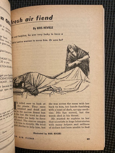 Galaxy Science Fiction February 1952 Robert Heinlein - Picture 6 of 9