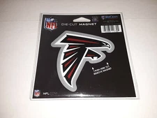 Atlanta Falcons NFL Die Cut Magnet Decal  3.5" x 3.5"