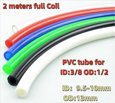 2 meter Soft PVC Tube 10/13mm for water Cooling ID9.5mm Compression barb Fitting