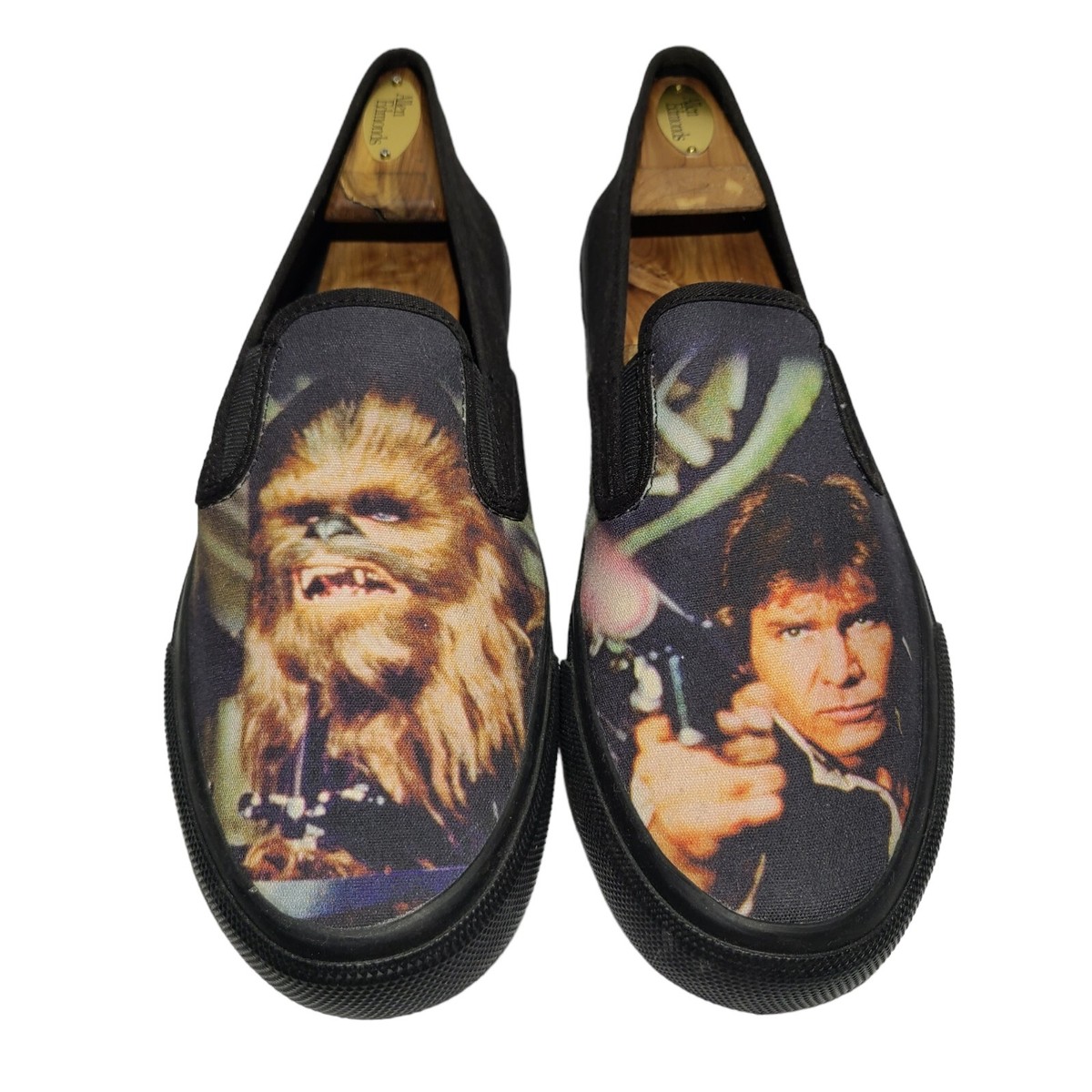 Star Wars Sperry Slip-On Shoes Men’s 9 Chewbacca & Han Solo w/ Box Star Wars Sperry Slip On Shoes Chewbacca Han | Mercari main image 3