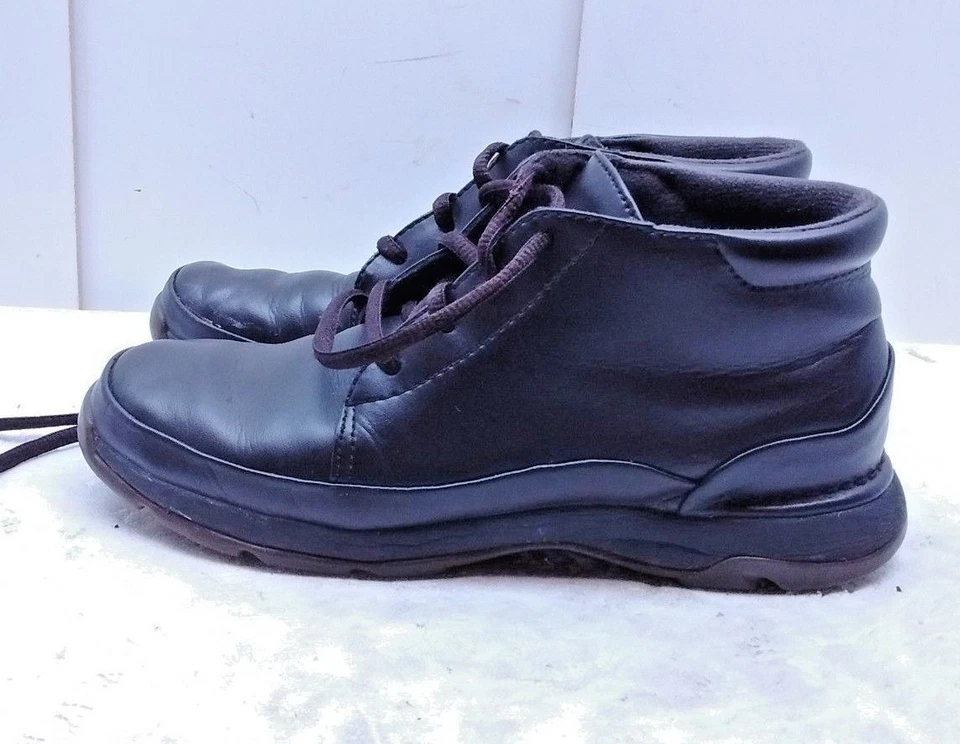 Rockport Gray Purple Leather Lace Up Ankle Sneaker Boot Fashion Women Shoes 7.5M - Image 2 of 4