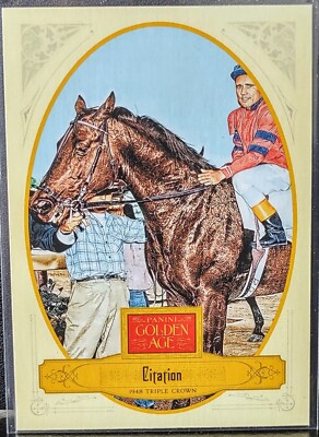 2012 Panini Golden Age Citation 1948 Triple Crown Horse Racing