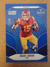 2022 Score - NFL Draft Showcase #D18 Drake London /100 (RC)