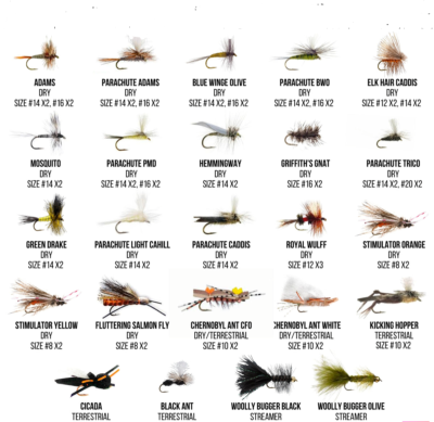 ルアー・フライ TROUT FLIES: PROVEN PATTERNS Fly Fishing Flies