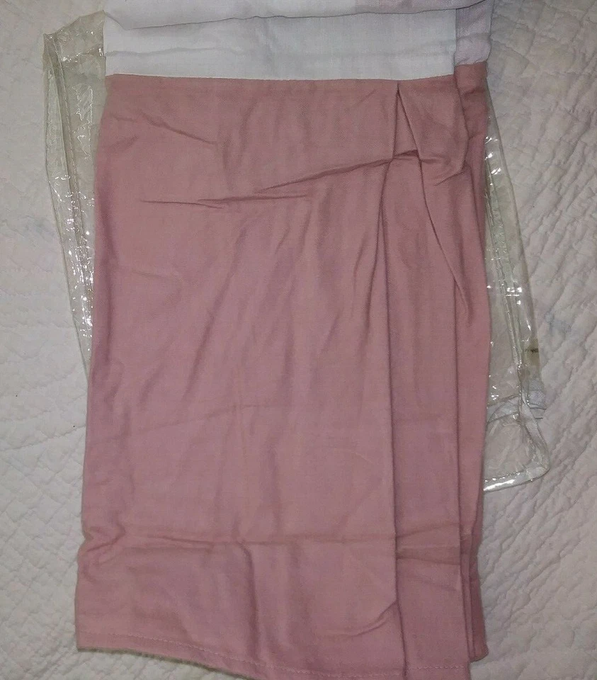 Falda de cama Jcpenney Home Collection rosa Queen nueva con etiquetas Foto 2 de 3