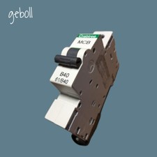 CRABTREE 61/B40 MCB CRABTREE 40 AMP MCB 1P 40A B40 61/B40 PLUG IN BLACK CLIP