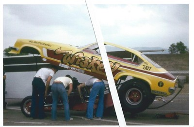 Vintage NHRA Drag Racing-''Wiskey Joe'' Amato's '72 Chevy Vega Funny Car ''WISKEY''
