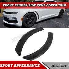 Exterior ABS Front Fender Vent Air Wing Protect Trim For Chevrolet Tahoe Camaro