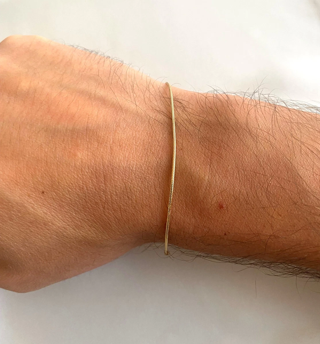 White gold on sale snake chain bracelet